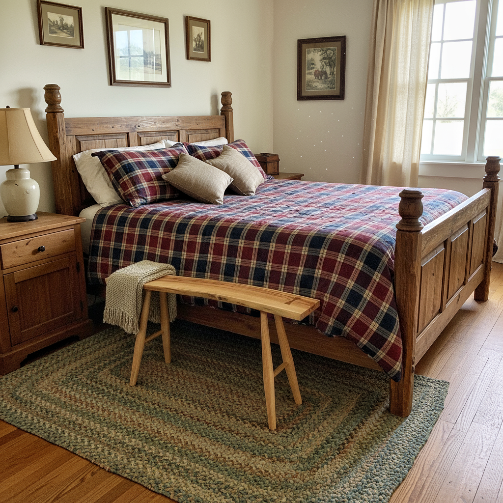 Handcrafted Live Edge Solid Wood Bench