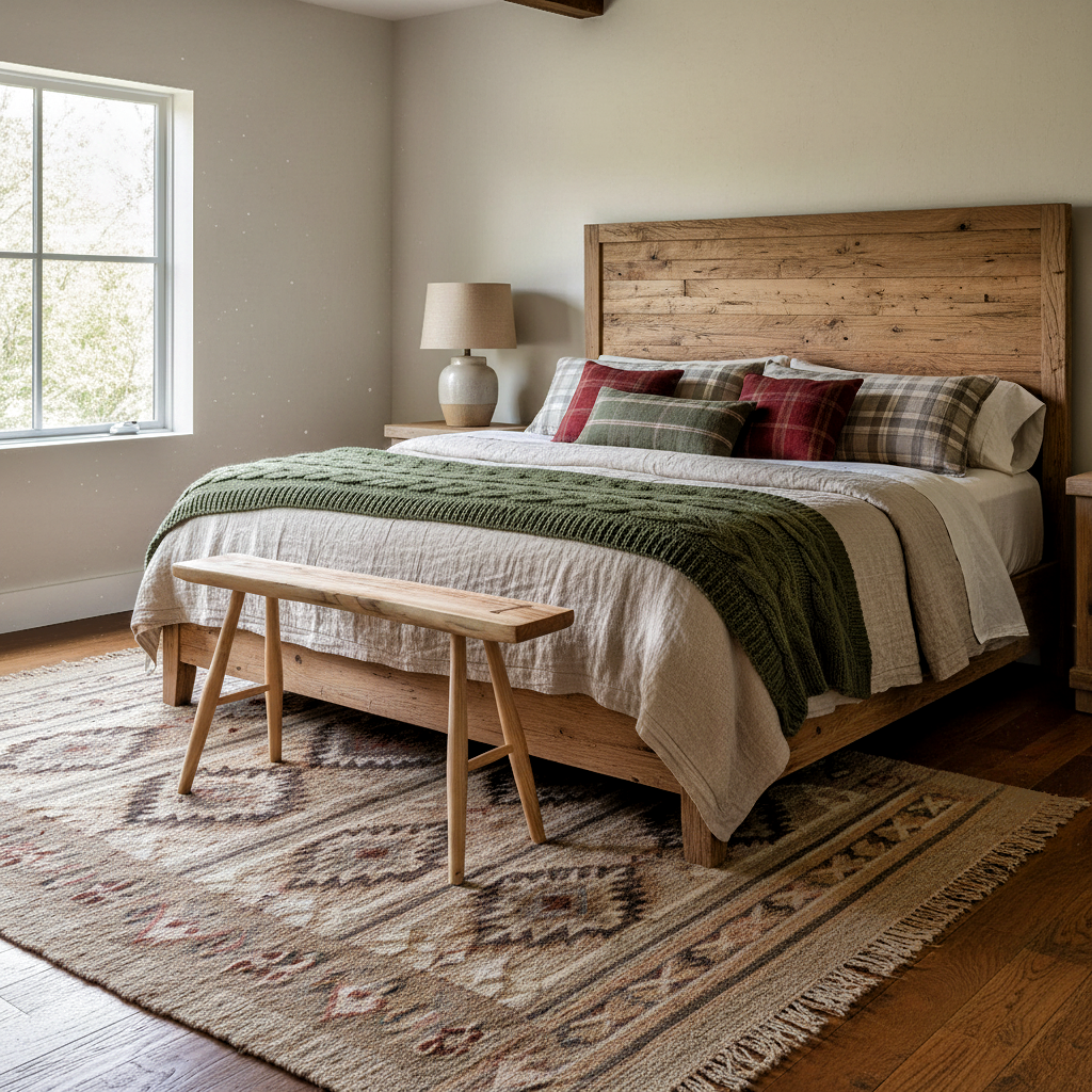 Handcrafted Live Edge Solid Wood Bench