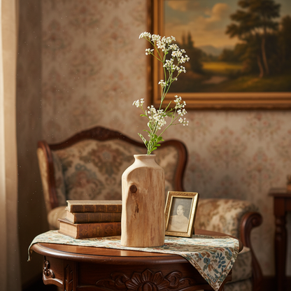 Handmade Natural Log Flower Holder