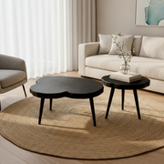 Rustic Charred Oak Coffee Table