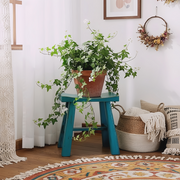 Vintage Painted Wooden Stools