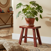 Vintage Painted Wooden Stools