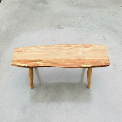 Live Edge Solid Wood Bench