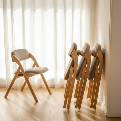 Solid Wood Folding Dinner Chair