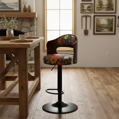 Adjustable 360° Swivel Bar Stool