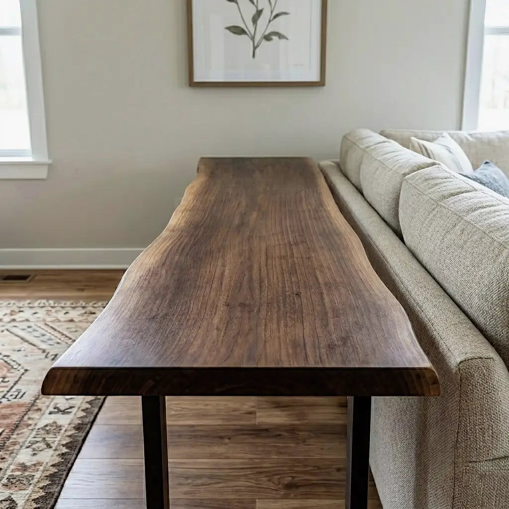 Live Edge Bar Table | Solid Wood Counter Height & Bar Height Table