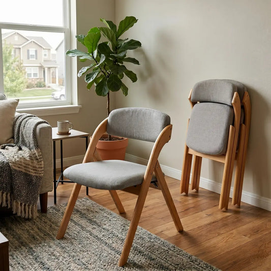 Solid Wood Folding Dinner Chair