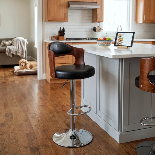 Adjustable 360° Swivel Bar Stool