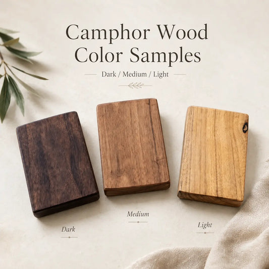 Camphor Wood Color Sample Board