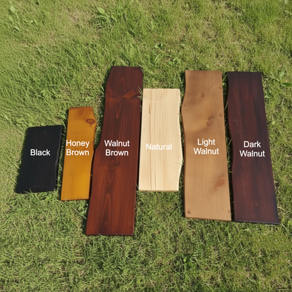 Wood Finish Sample Kit (6 Colors) - Solid Pine Swatches
