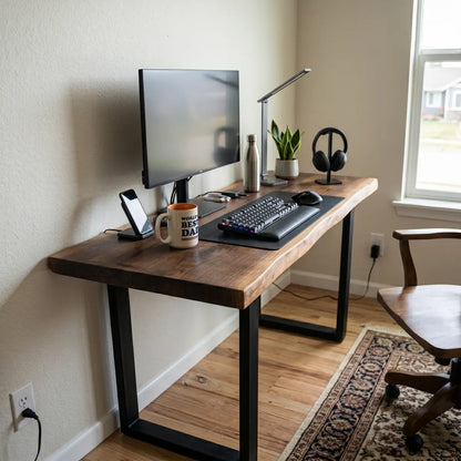 Live Edge Bar Table | Solid Wood Counter Height & Bar Height Table