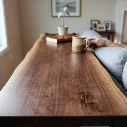 Live Edge Bar Table | Solid Wood Counter Height & Bar Height Table