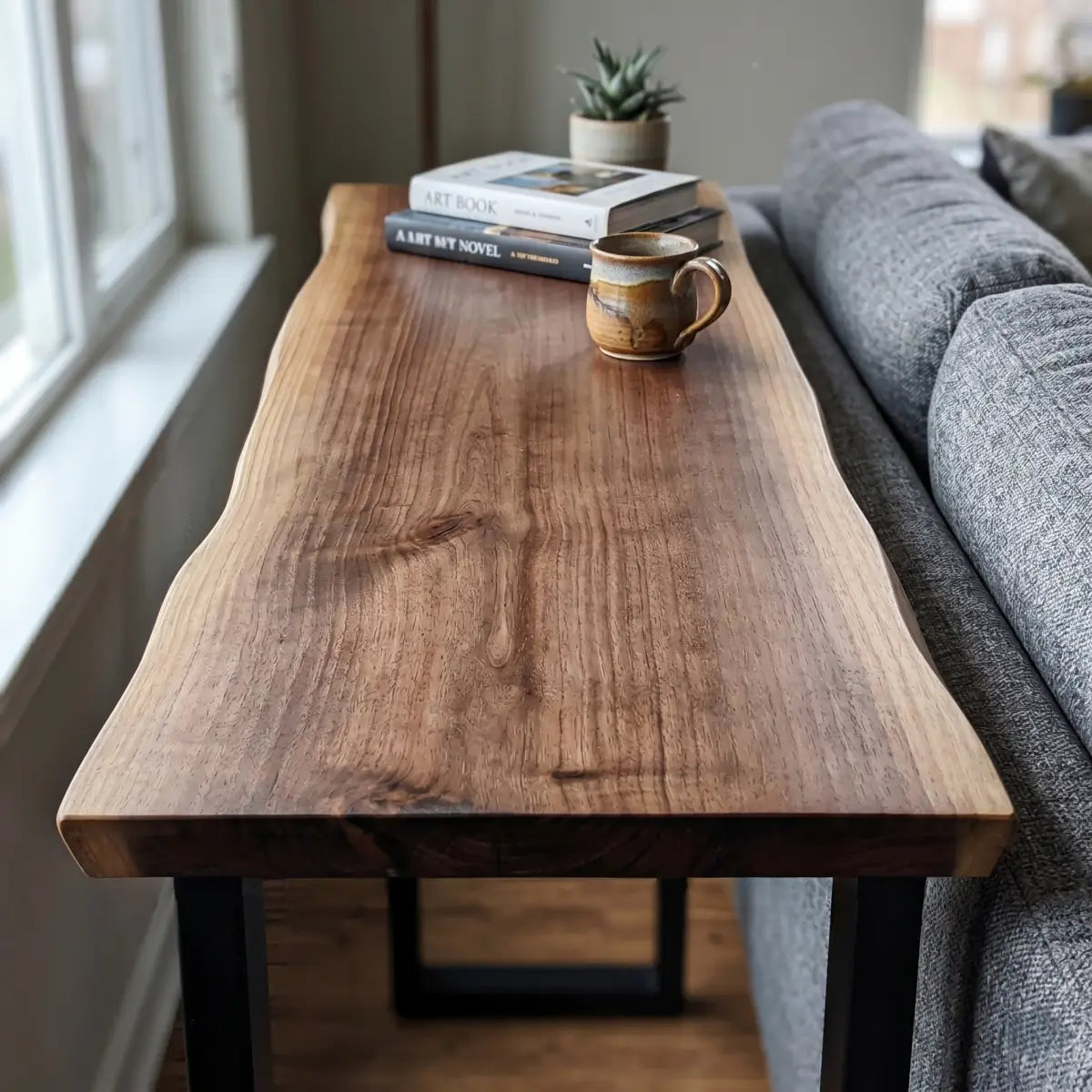 Live Edge Bar Table | Solid Wood Counter Height & Bar Height Table