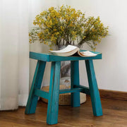 Vintage Painted Wooden Stools