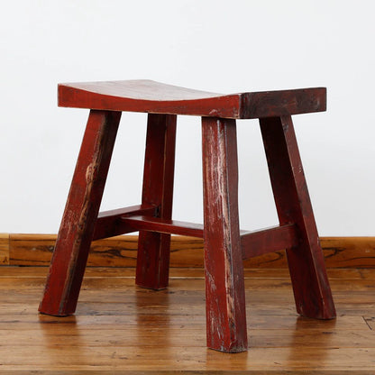 Vintage Painted Wooden Stools