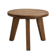 Rustic Solid Pine Round Coffee Table