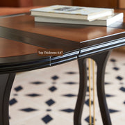 Birch Wood Drop-Leaf Side Table