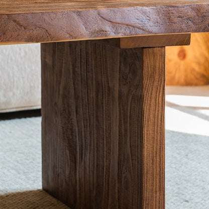 Rustic Solid Wood Entryway Table / Console Table – Natural Live Edge Design