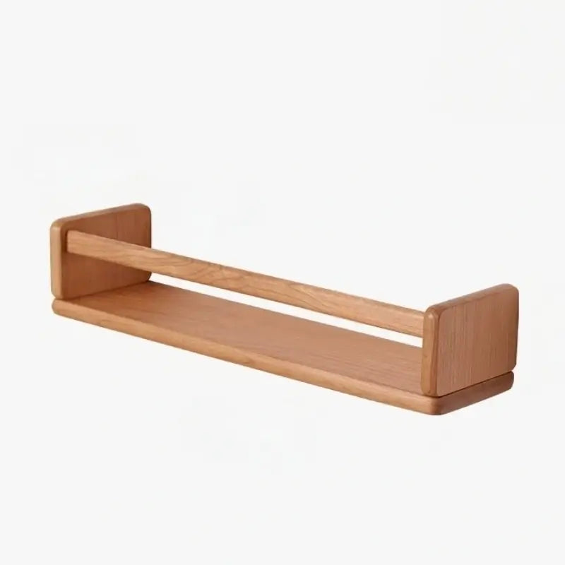 🌿 Solid Wood Kids Wall Bookshelf — Natural, Safe, and Stylish