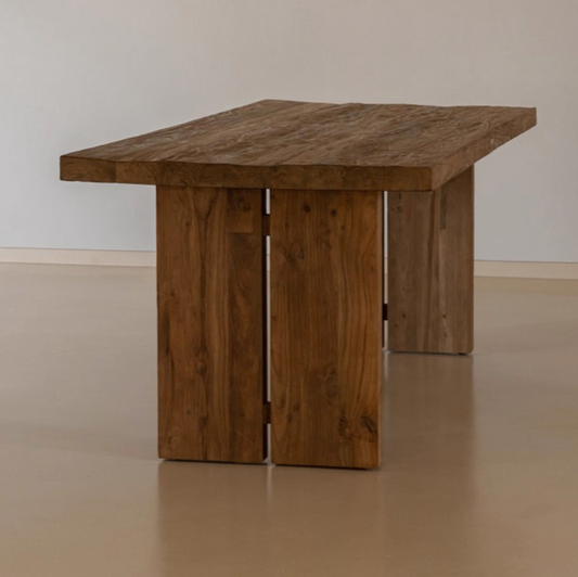 Rustic Solid Wood  Dining Table