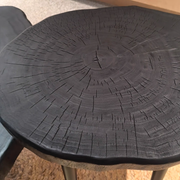 Rustic Charred Oak Coffee Table